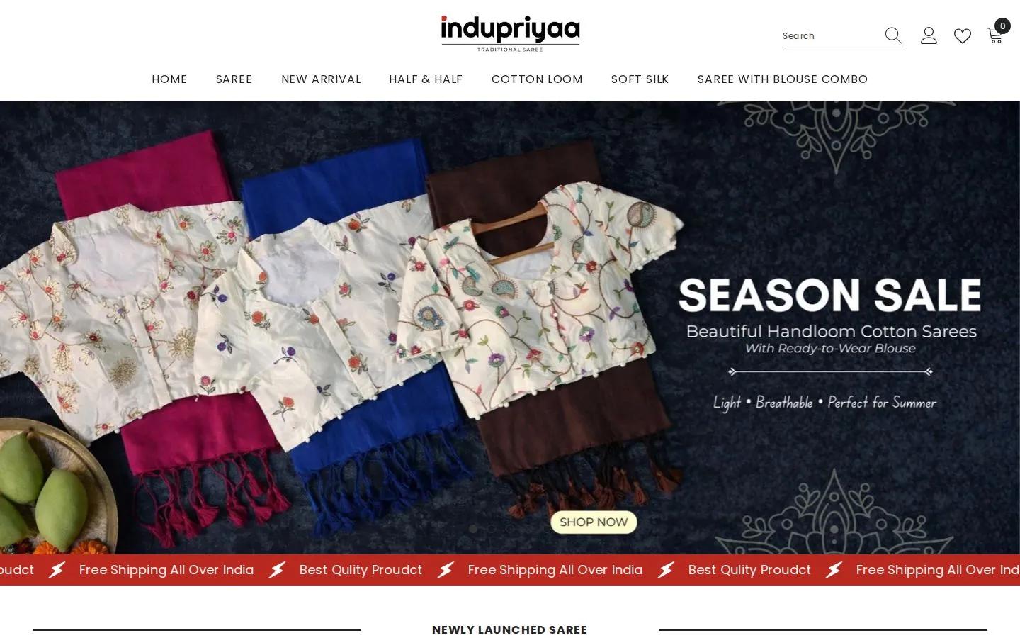 Indupriyaa — homepage