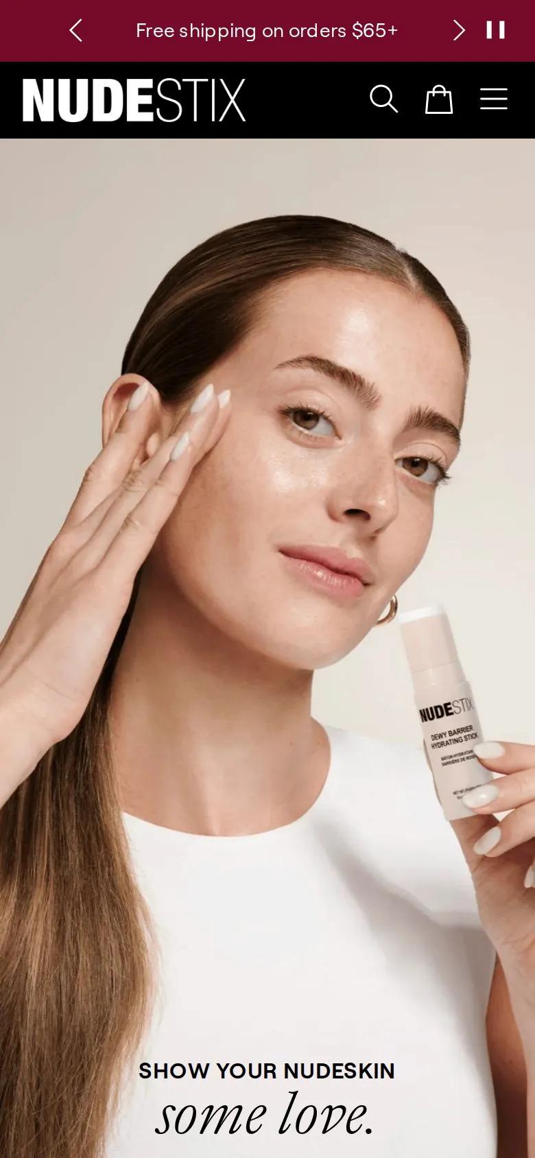 Nudestix — mobile view