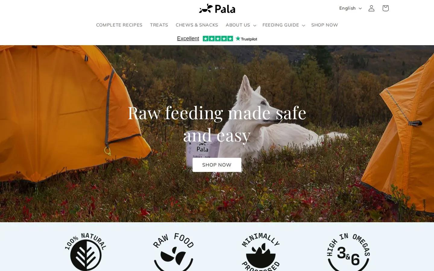 Pala Pets — homepage