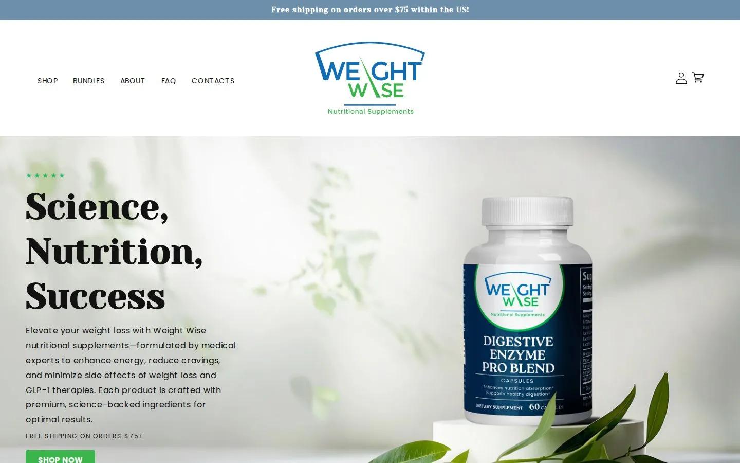 Weight Wise — homepage