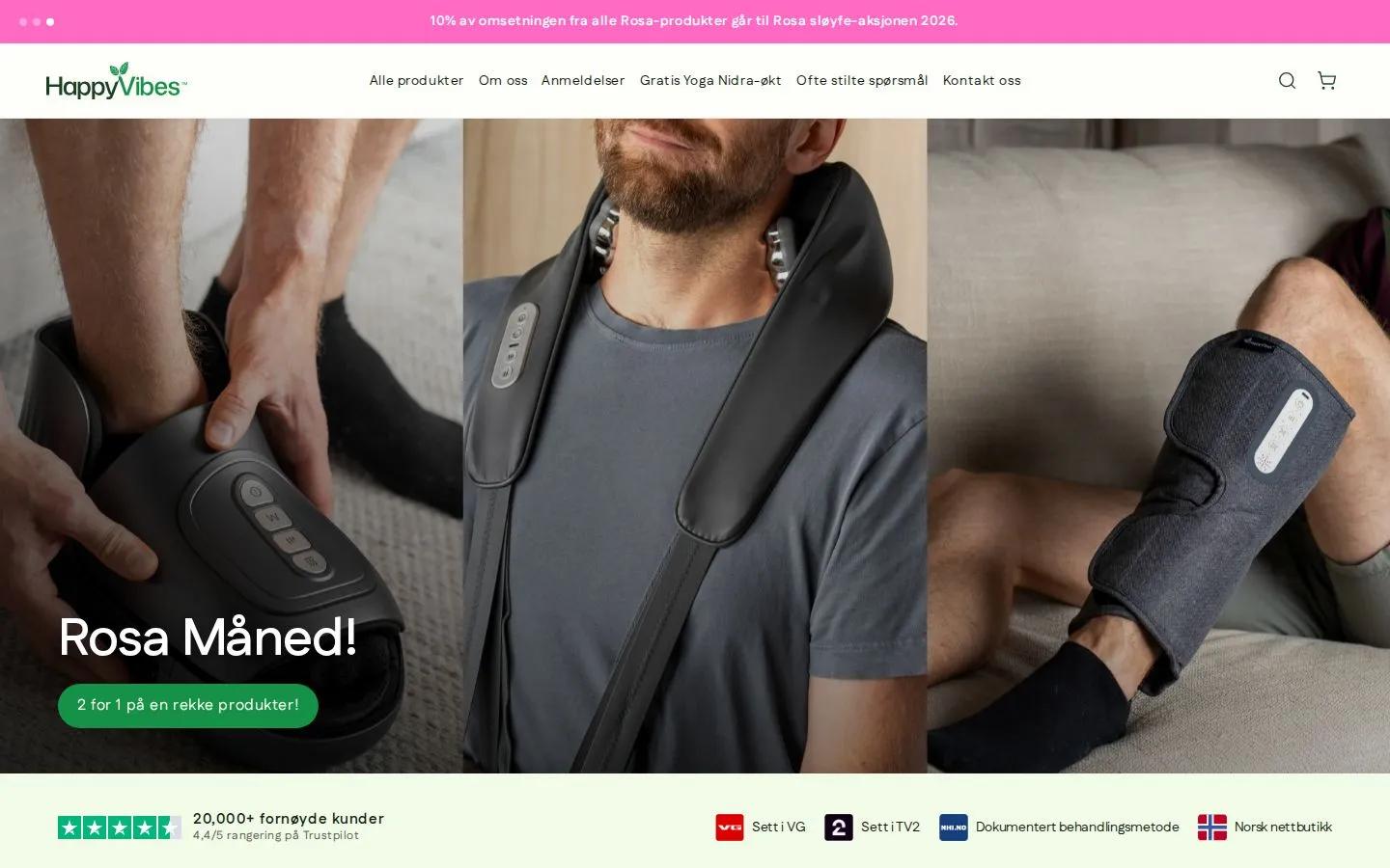 HappyVibes — Natural pain relief products, Norway