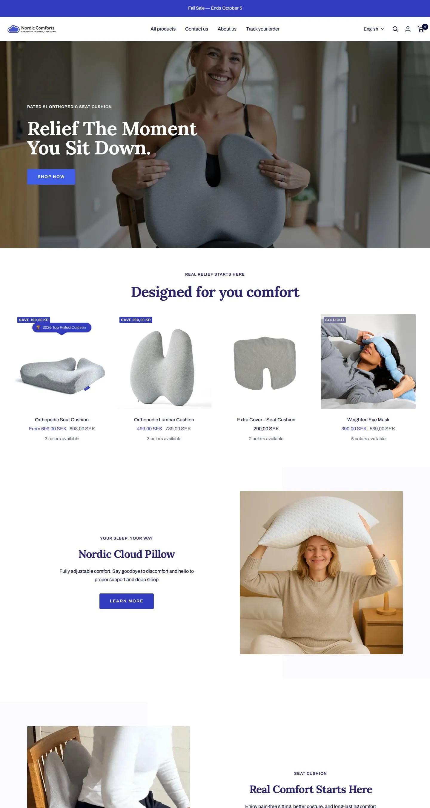 Nordic Comforts — full page